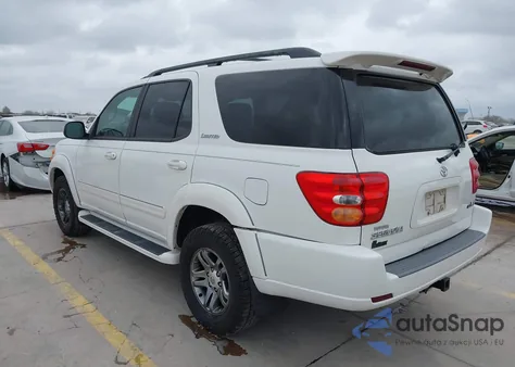 2003 Toyota Sequoia Limited V8 from USA, damaged, VIN 5TDZT38A13S197162